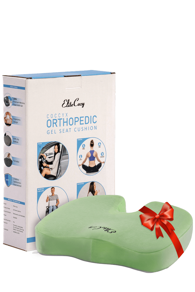Struggling with Tailbone Pain? Our Coccyx Seat Cushion is your Relief!