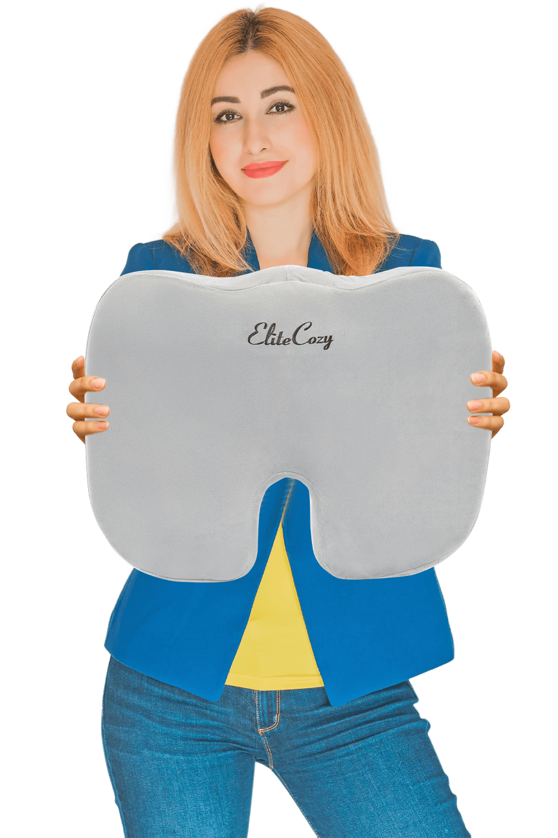 Orthopedic Coccyx Seat Cushion for Tailbone, Sciatica, and Back Pain Relief